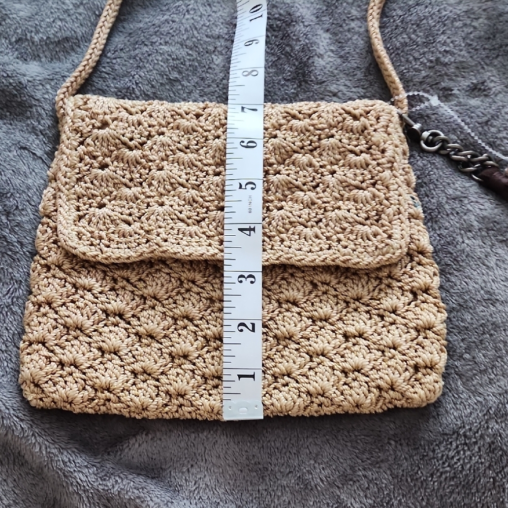 The Sak Tan Crochet Crossbody Bag - Picture 3 of 6
